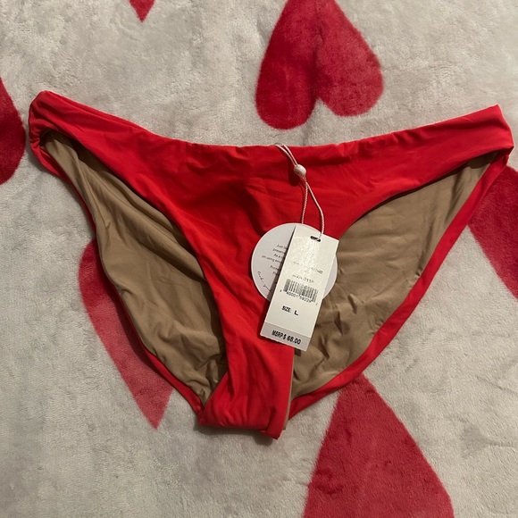 NWT PilyQ Ava Basic  Full Ruched Bikini  Bottom - Picture 3 of 10